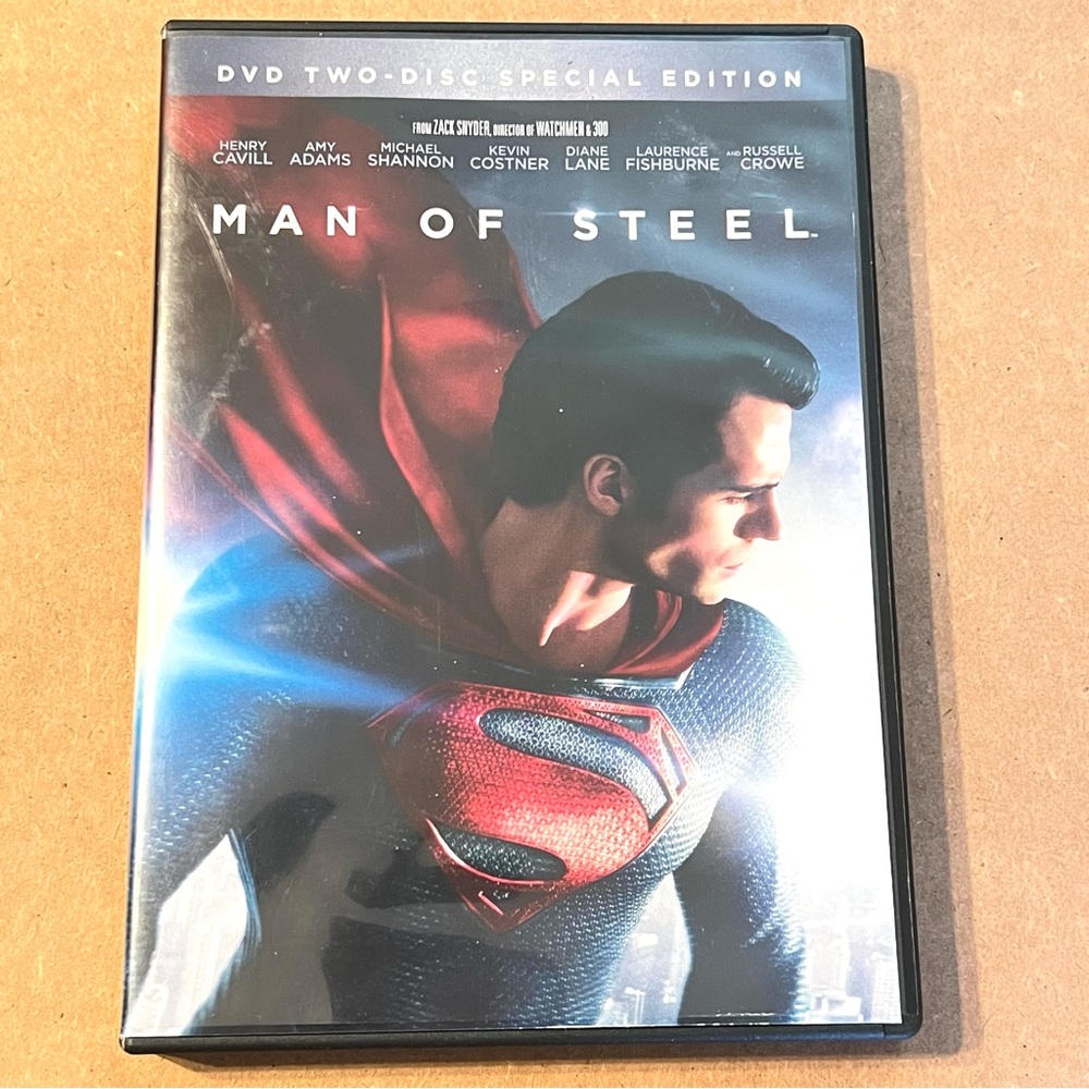DVD The Man Of Steel Two Disc Special Edition Superman Super‎ Hero Movie Film